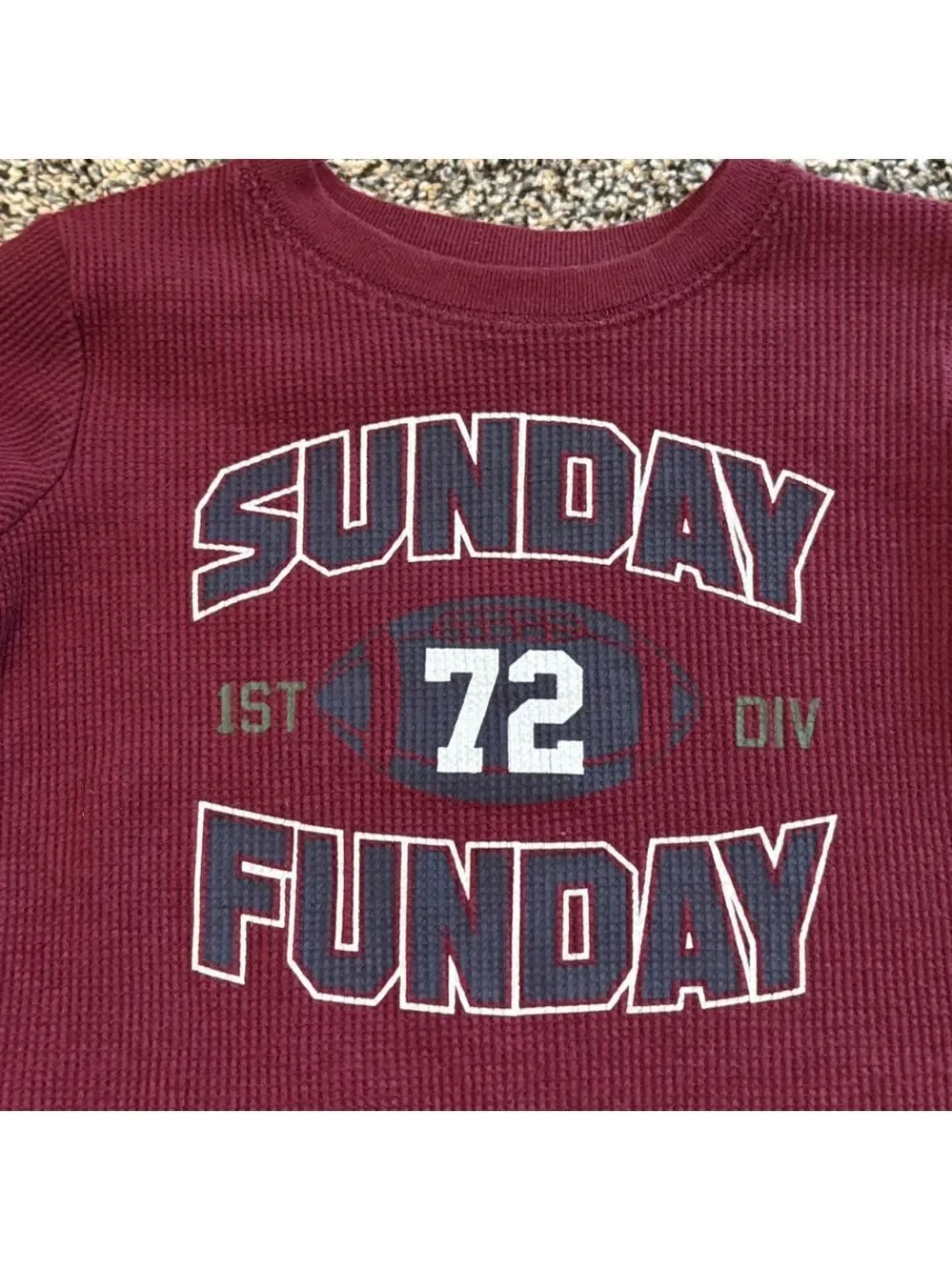 Garanimals Maroon and Gray Kids Jogger Set